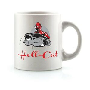 Hell-Cat Hrnek bílý s logem